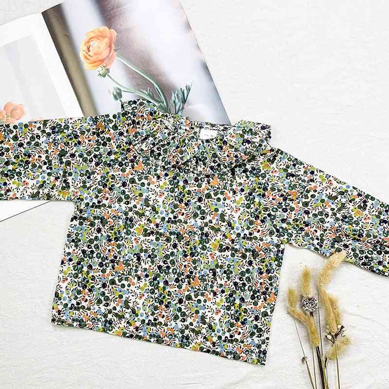Girls Blouse, Baby Autumn Floral Printed Clothing