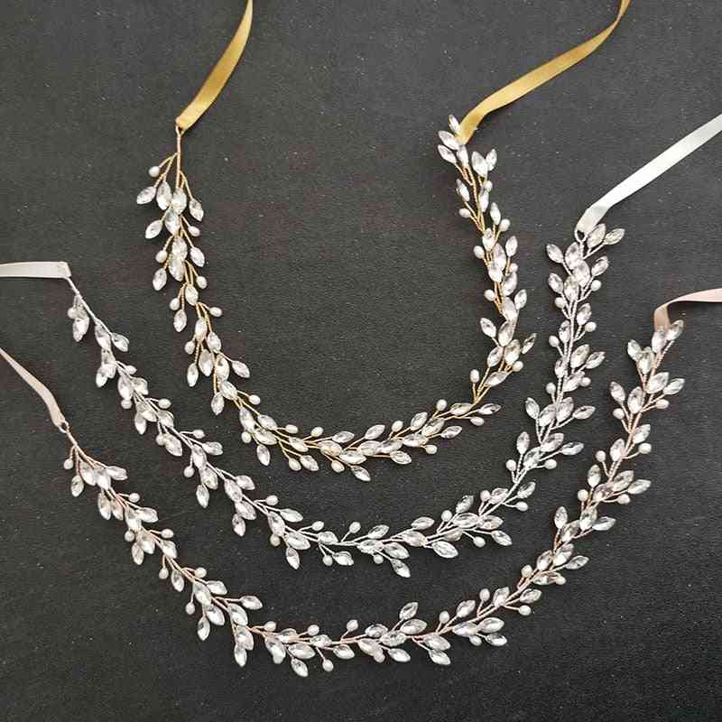 Ručně vyráběná sada sladkovodních perel rakouských křišťálových svatebních šperků