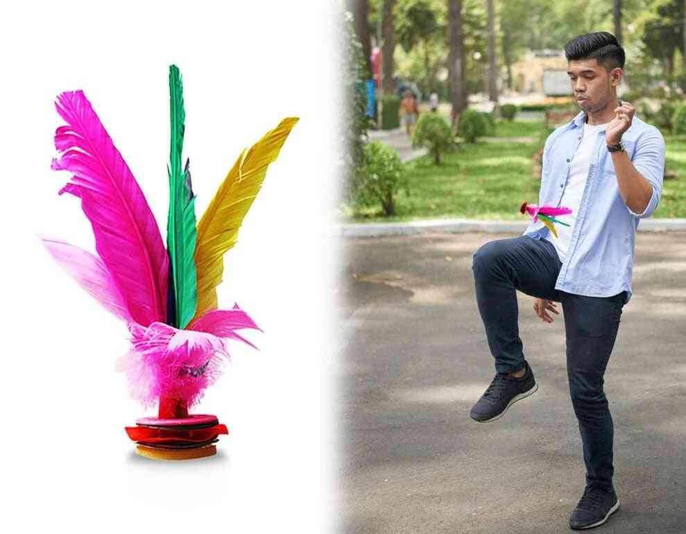 Chicken Feather Shuttlecock For Adult Kids Sports Exercise