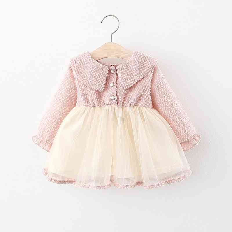 Spring Baby Girl Clothes, Long Sleeve Dress