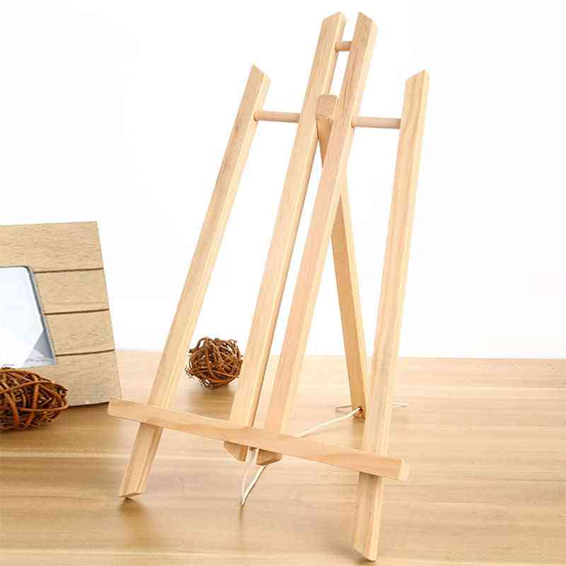 Wood Table Easel Painting Craft, Wooden Vertical Technique Special Shelf