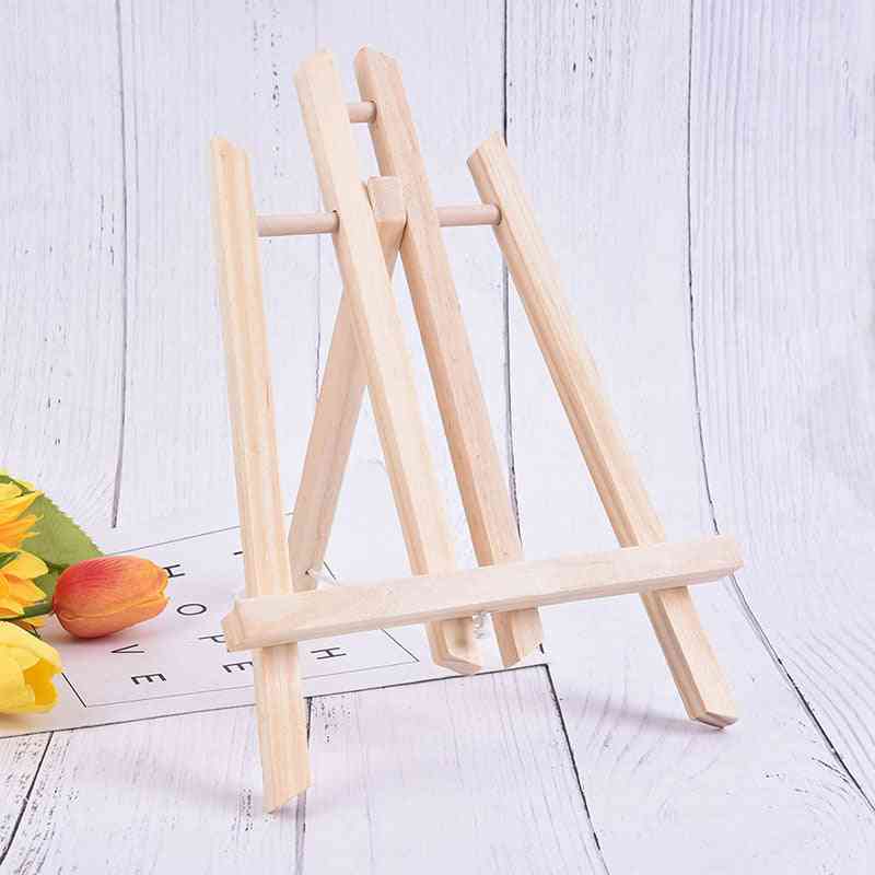 Wood Table Easel Painting Craft, Wooden Vertical Technique Special Shelf