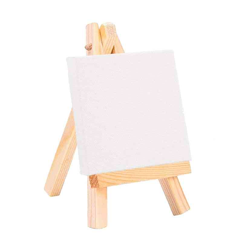 Mini- Easel Canvas Painting Craft, Artists  Drawing, Small Table