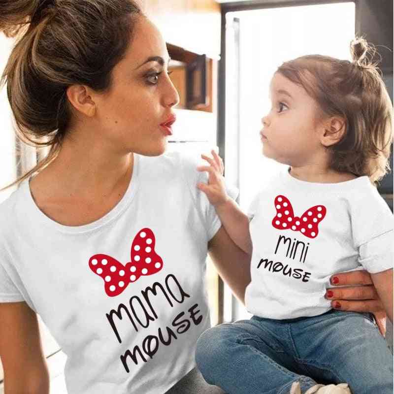 Family Matching- Mommy & Me Clothes, Outfits Cotton Tops