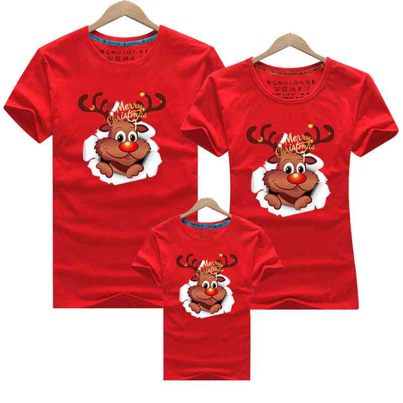 Familie matchende tøj, mor baby t-shirt (sæt-3)