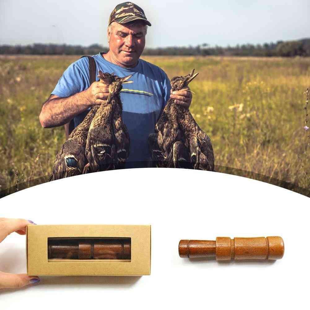 Outdoor Hunting Loud Call Whistle Wooden