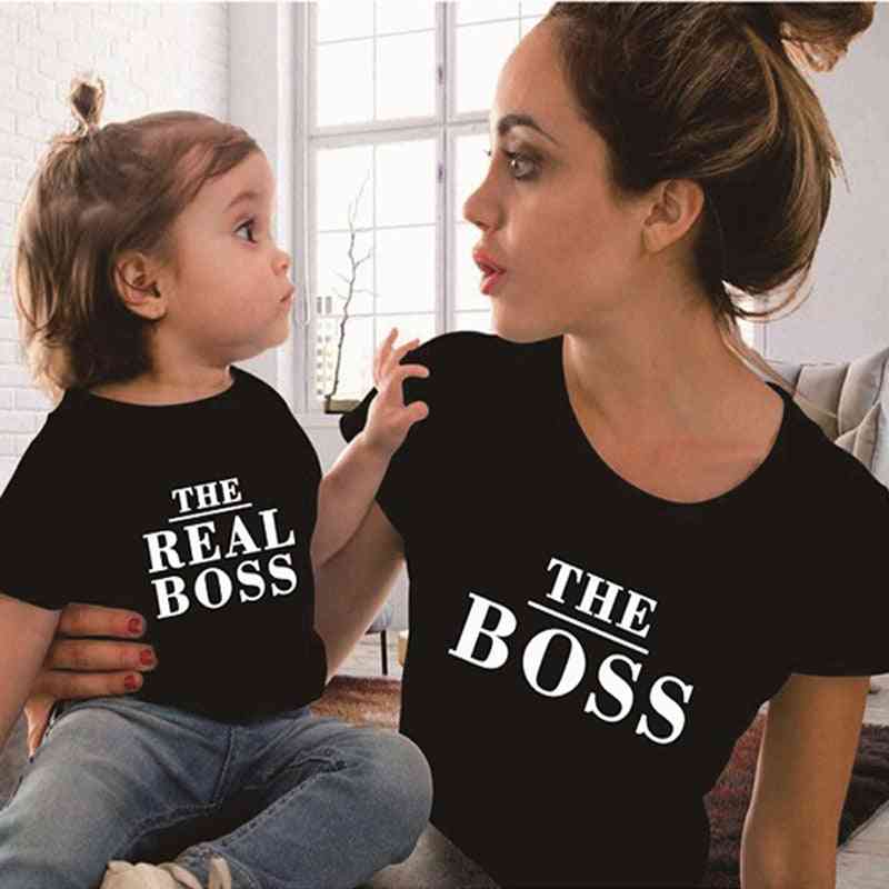 Rodinné tričko odpovídající oblečení, dívčí tričko pro maminku