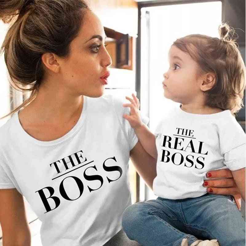 Rodinné tričko odpovídající oblečení, dívčí tričko pro maminku