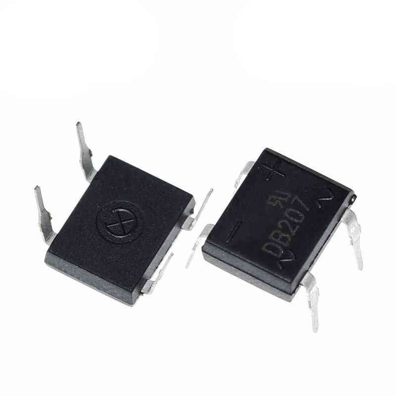 Db207/ Dip-4 /1000v- Bridge Rectifier, Power Electronic, Components Diode