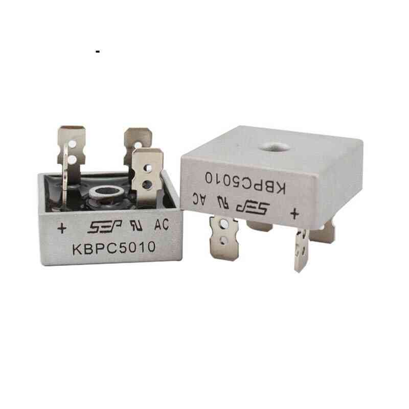 Kbpc5010 50a 1000v fasi raddrizzatore a ponte a diodi componenti elettronici di potenza