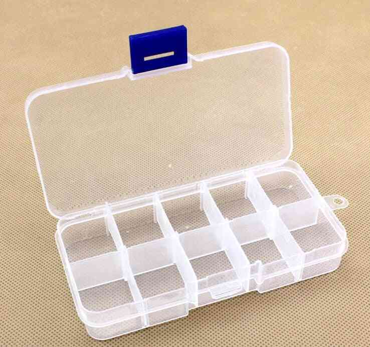 10-compartments Lure Square, Fishing Spoon Hook, Tackle Fish, Accessory Box