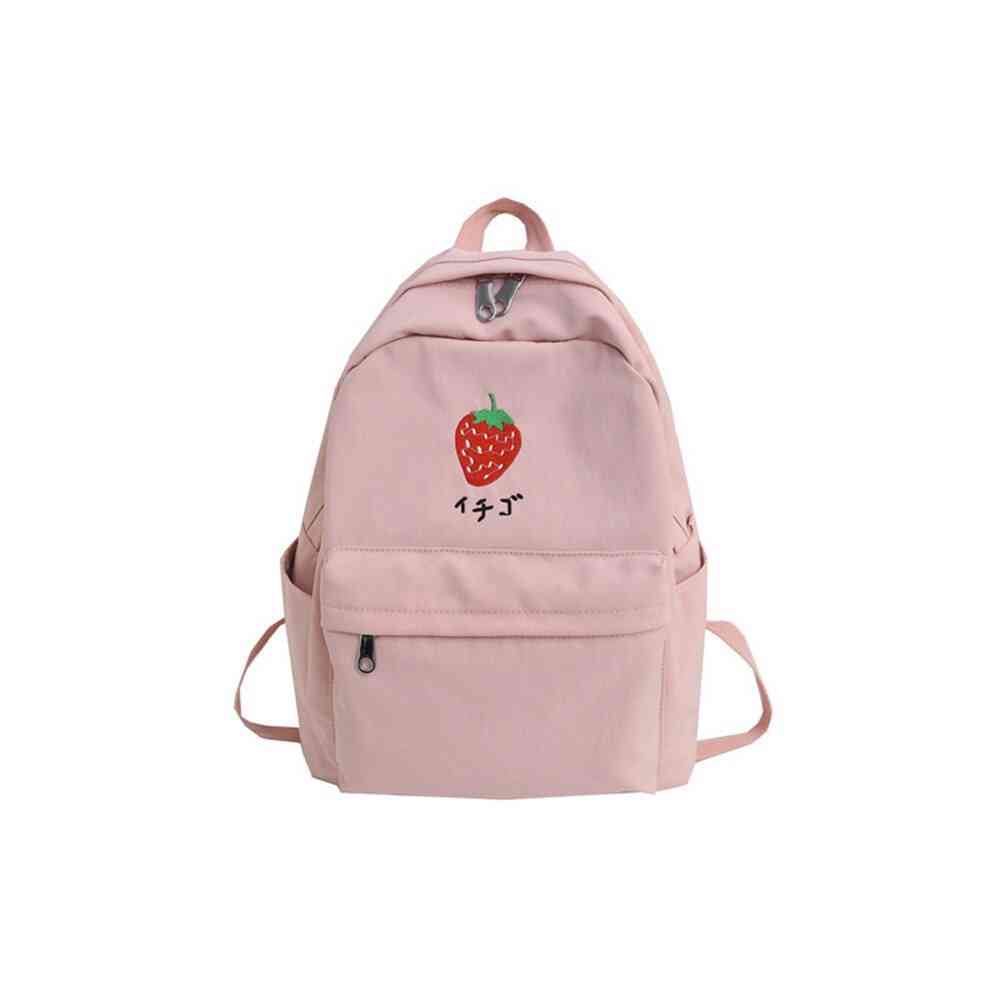 Fashion Cute Fruit Pattern- Shoulder Casual, Travel Backpacks
