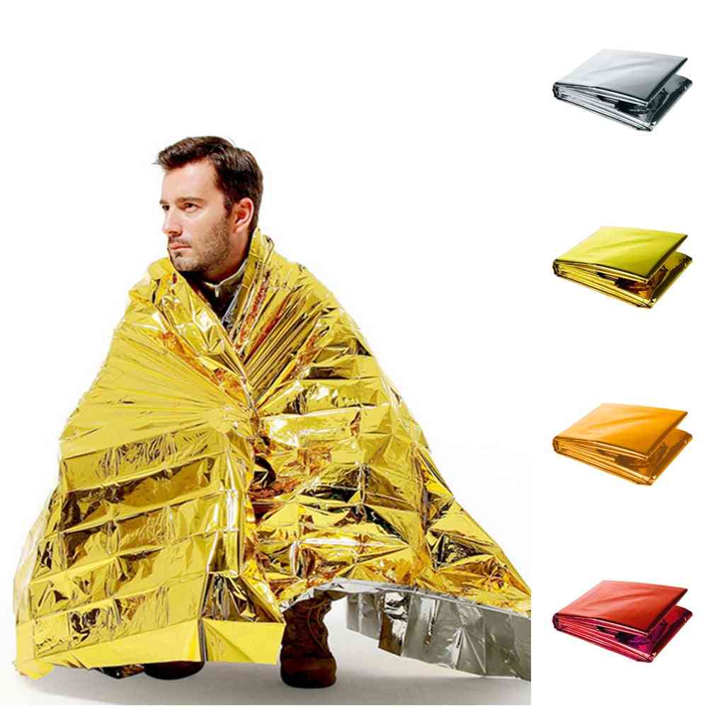 Rescue First Aid Kit Camp, Keep Foil Lifesave Outdoor Thermal, Emergent Blanket