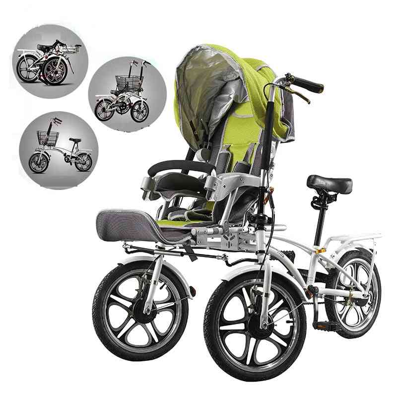 Lion Heart Bicycle Stroller Shopping Cart With Mosquito Net & Rain Cover