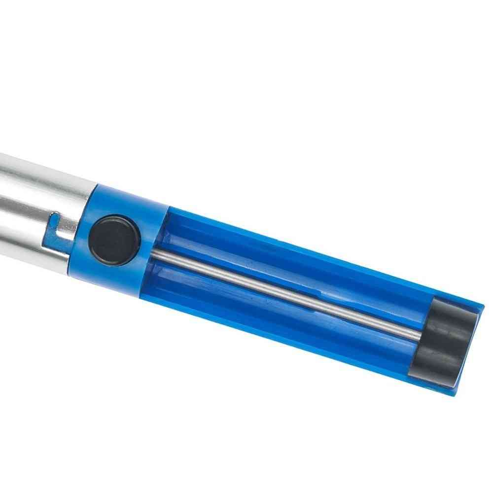 Kovinsko modra sesalna naprava iz kositra, sesalna črpalka, pero za varjenje