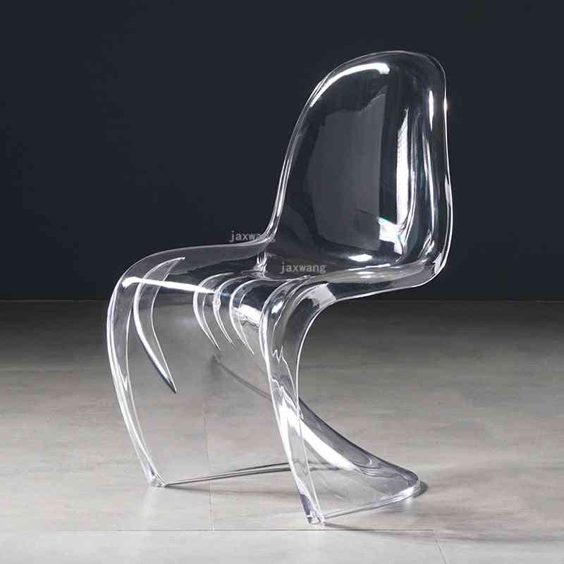 Modern Plastic Chairs, Creative Nordic Living Room Dining Stool