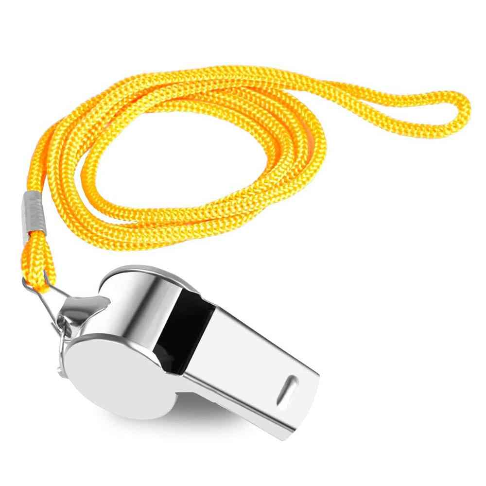 Soccer Football, Police Stainless Steel Whistle Whistle