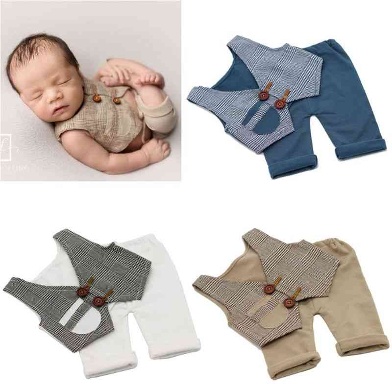 Photography Costume Props- Vest & Pants For Baby Boy