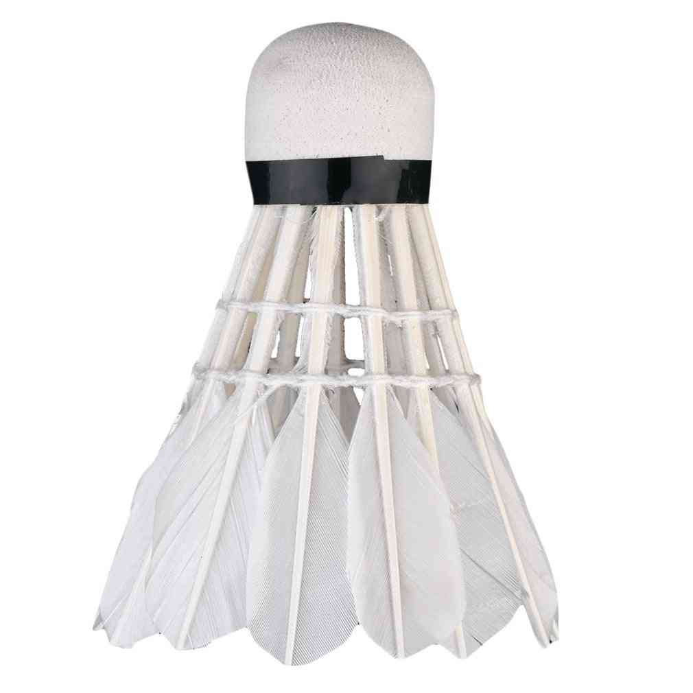 Badmintonové míčky s husím peřím sportovní plastové kuželky