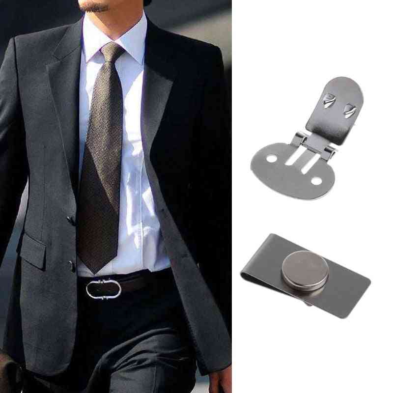 Invisible, Elegant, Men's Suit Jacket, Stainless Steel Magnetic Lapel Pin