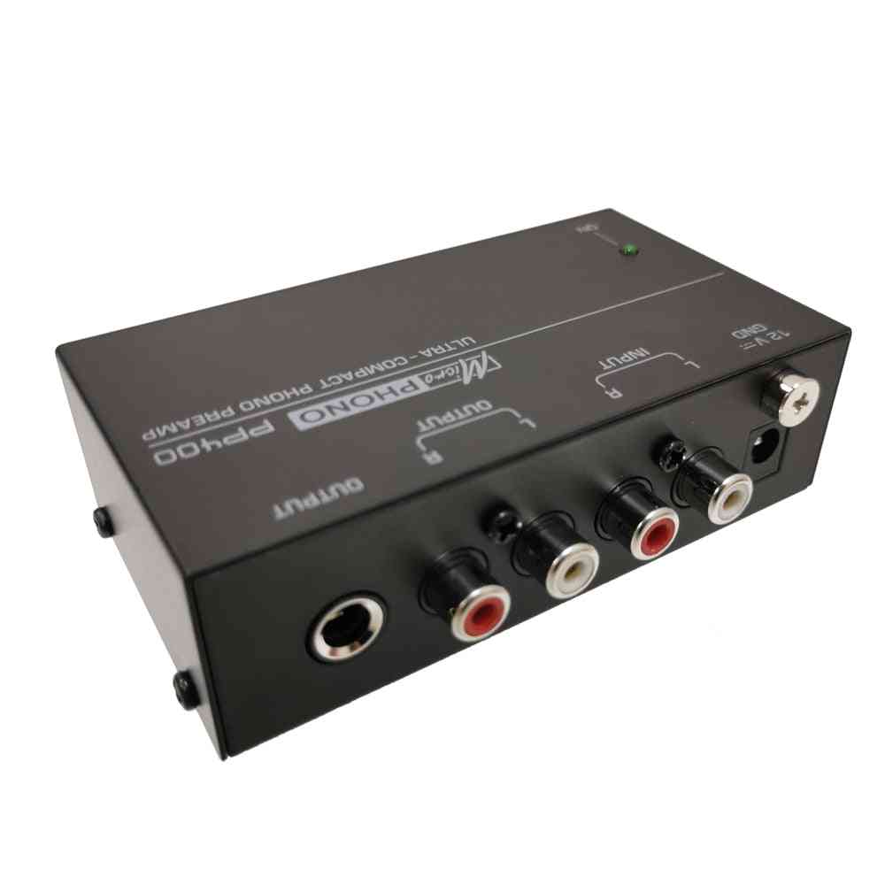 Ultra-compact Phono, Preamp Preamplifier With Rca
