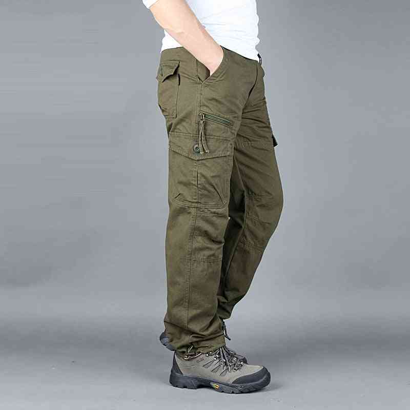 Katonai egyenruhás overall nadrág, egyenes alkalmi szabadtéri nadrág