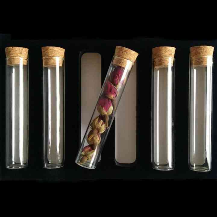 Glass Test Tube With Cork Stoppers