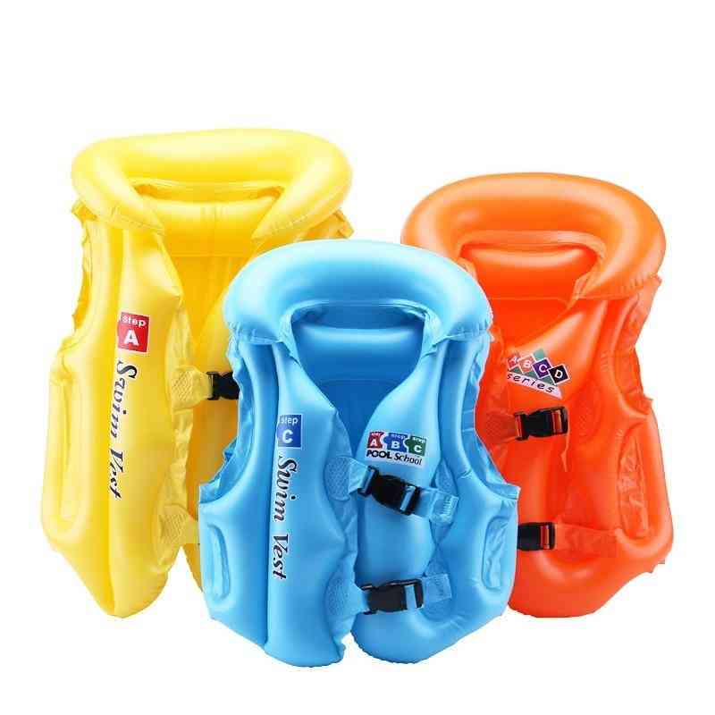 Kids Ring Float Pvc Life Buoy Swim Vest Inflatable Swimming Wear Seat