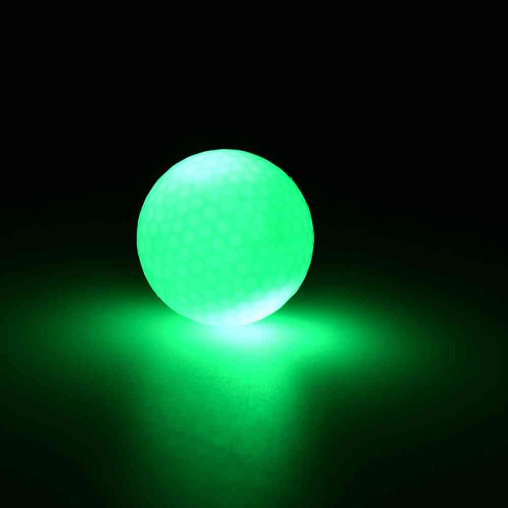 Luminous Light Up Bright Night Glow Reusable Golf Ball