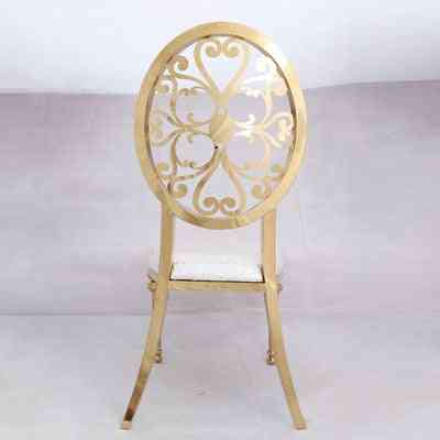 Gold Carve Wedding Dining Chair