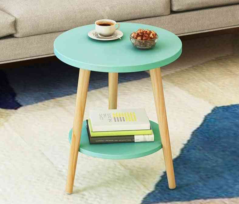 Malý kulatý stůl do obývacího pokoje čajový stůl