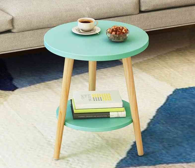 Malý kulatý stůl do obývacího pokoje čajový stůl