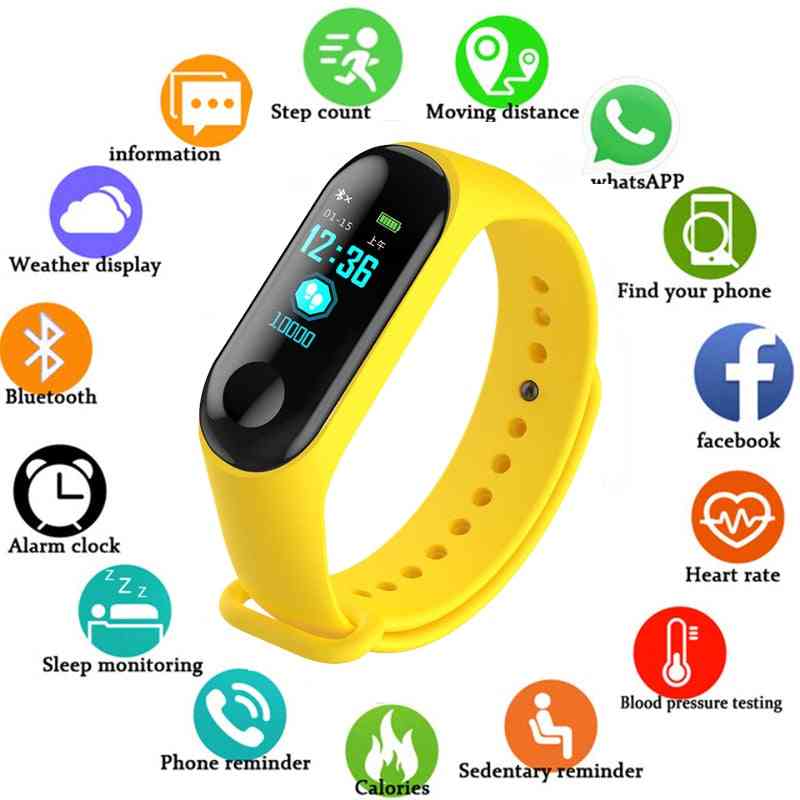 Bracelet de sport intelligent avec écran de remise en forme, tracker d'activité, fréquence cardiaque pour, hommes, femmes, montre pour ios android