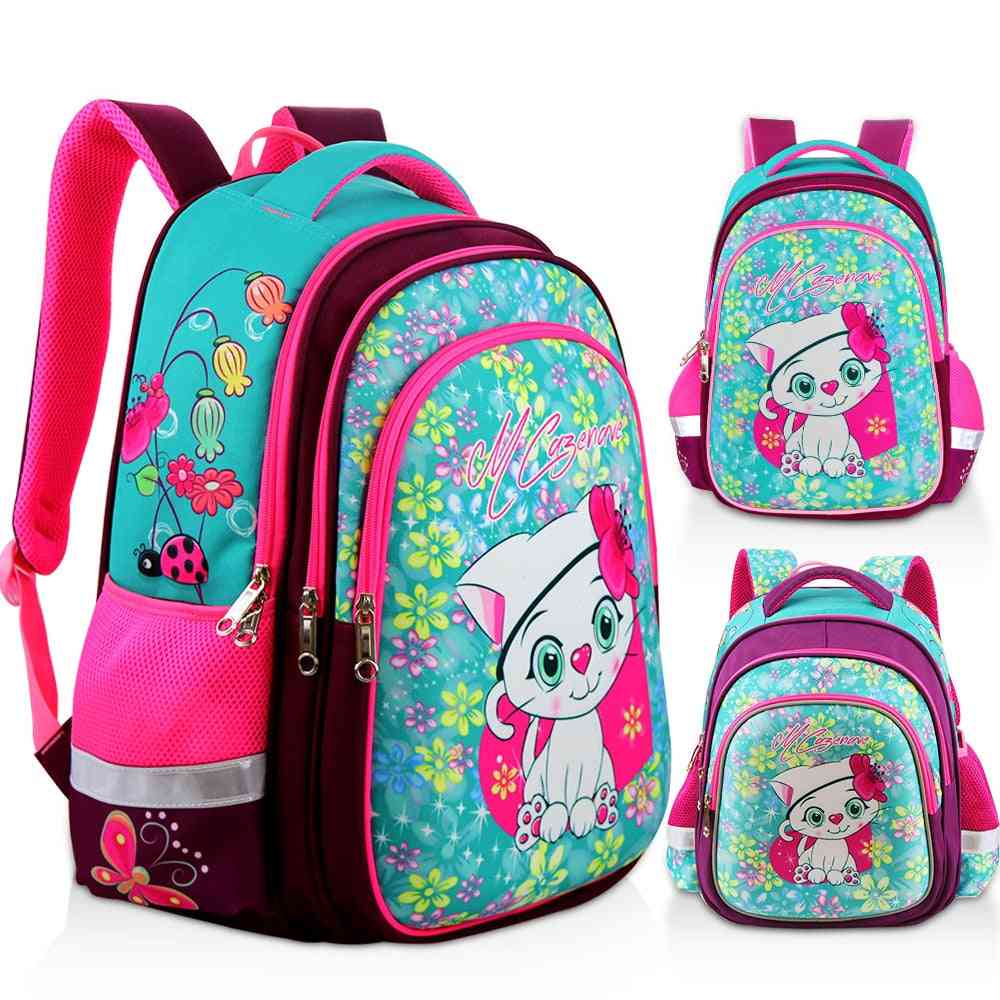 New Girl Backpack For School 3d Cartoon Bags