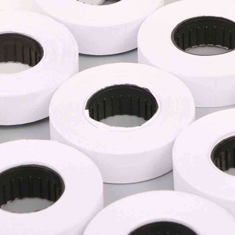 10-rolls Price Label Paper, Refill Double-row Tag, Mark Sticker