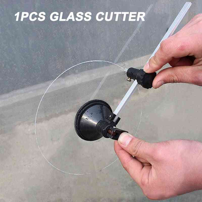 Glass Cutting Tools, Wheel Compasses, Circle Cutter With Suction Cup