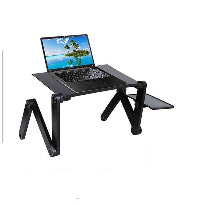 Justerbart bærbart aluminiums skrivebord til bærbar computer