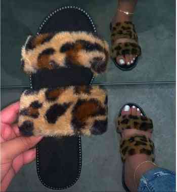 Hairy Casual Summer Slippers / Shoes