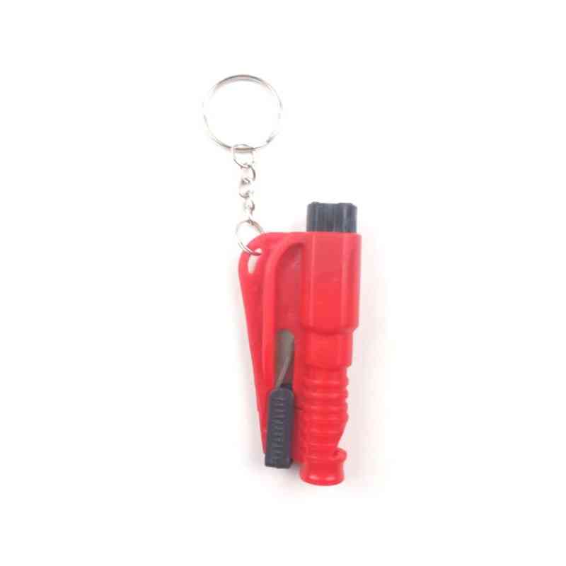 Tüske kúp mini ablaktörő védő kulcslánc / biztonsági kalapács