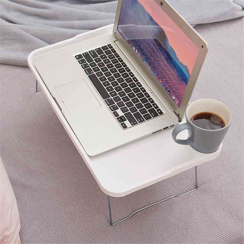 Foldable- Desk Laptop Table, Breakfast Bed Tray For Eating, Studying