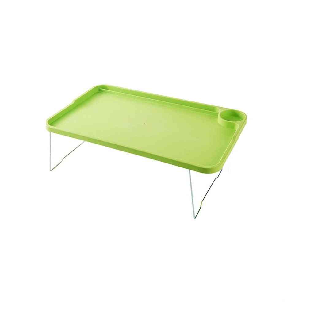 Foldable- Desk Laptop Table, Breakfast Bed Tray For Eating, Studying