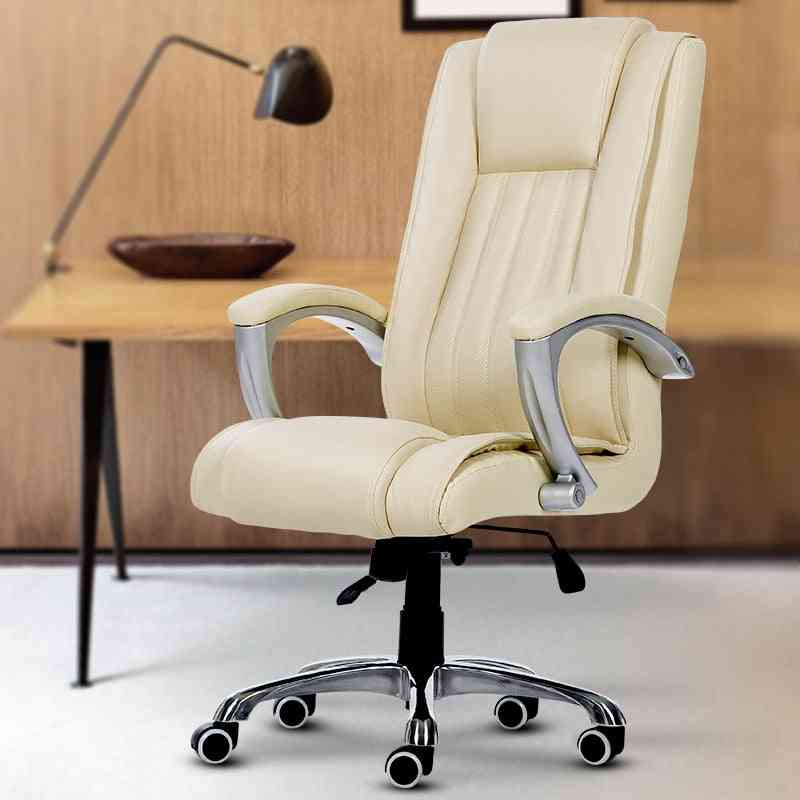 Chaise de bureau ergonomique en matériau pu de haute qualité