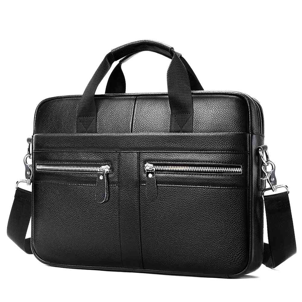 Men's Briefcase Genuine Leather Bag
