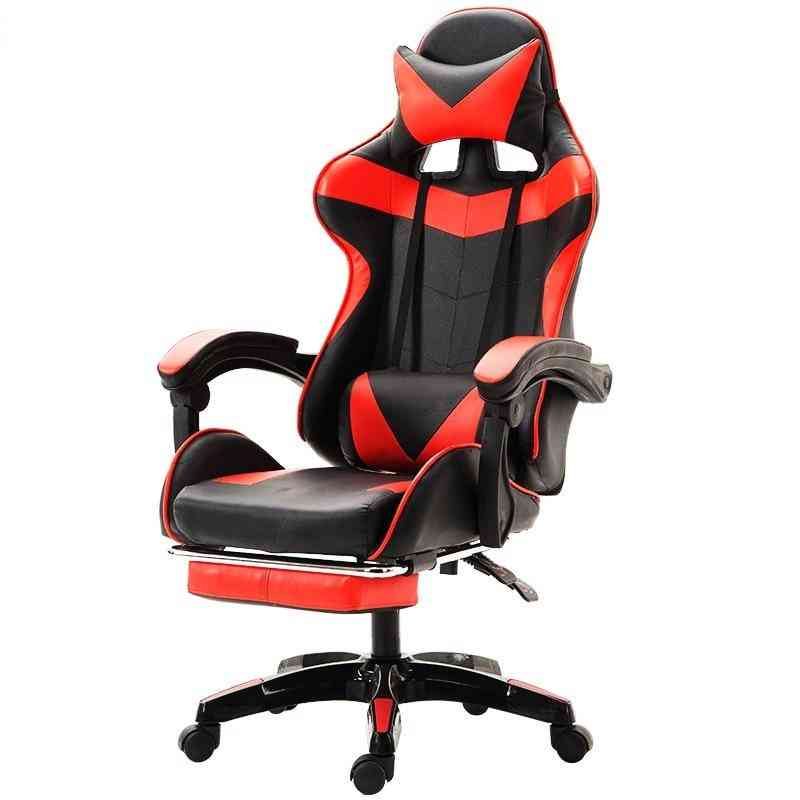 Ergonomic Lift And Swivel Function Adjustable Footrest Gaming Chair