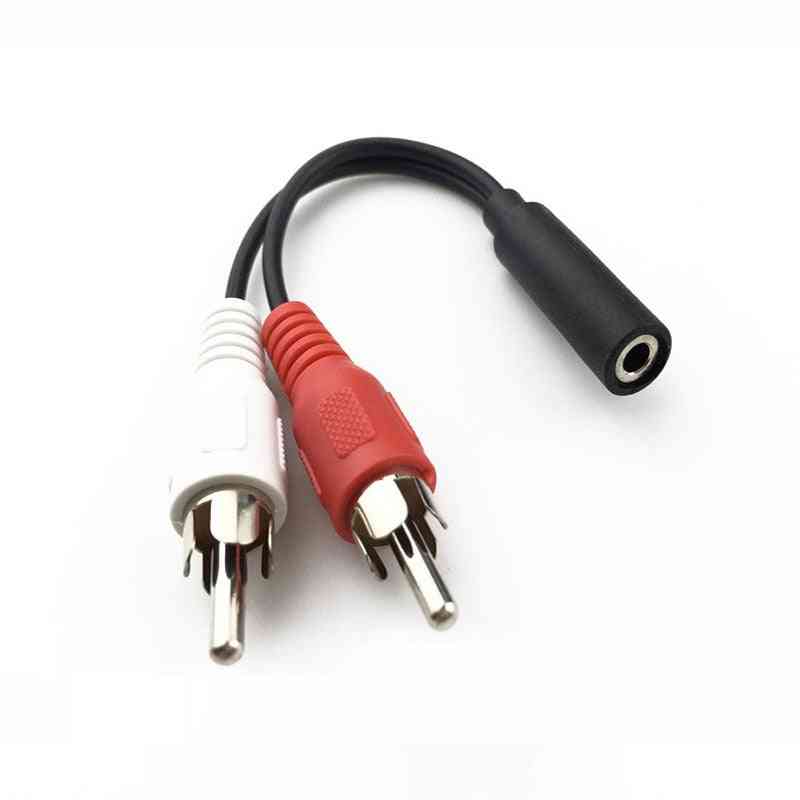 Câble adaptateur audio vidéo stéréo câble double jack