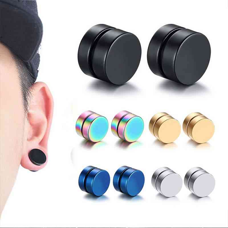 Round Beautiful Circle, Non-piercing Strong Magnetic, Ear Clip