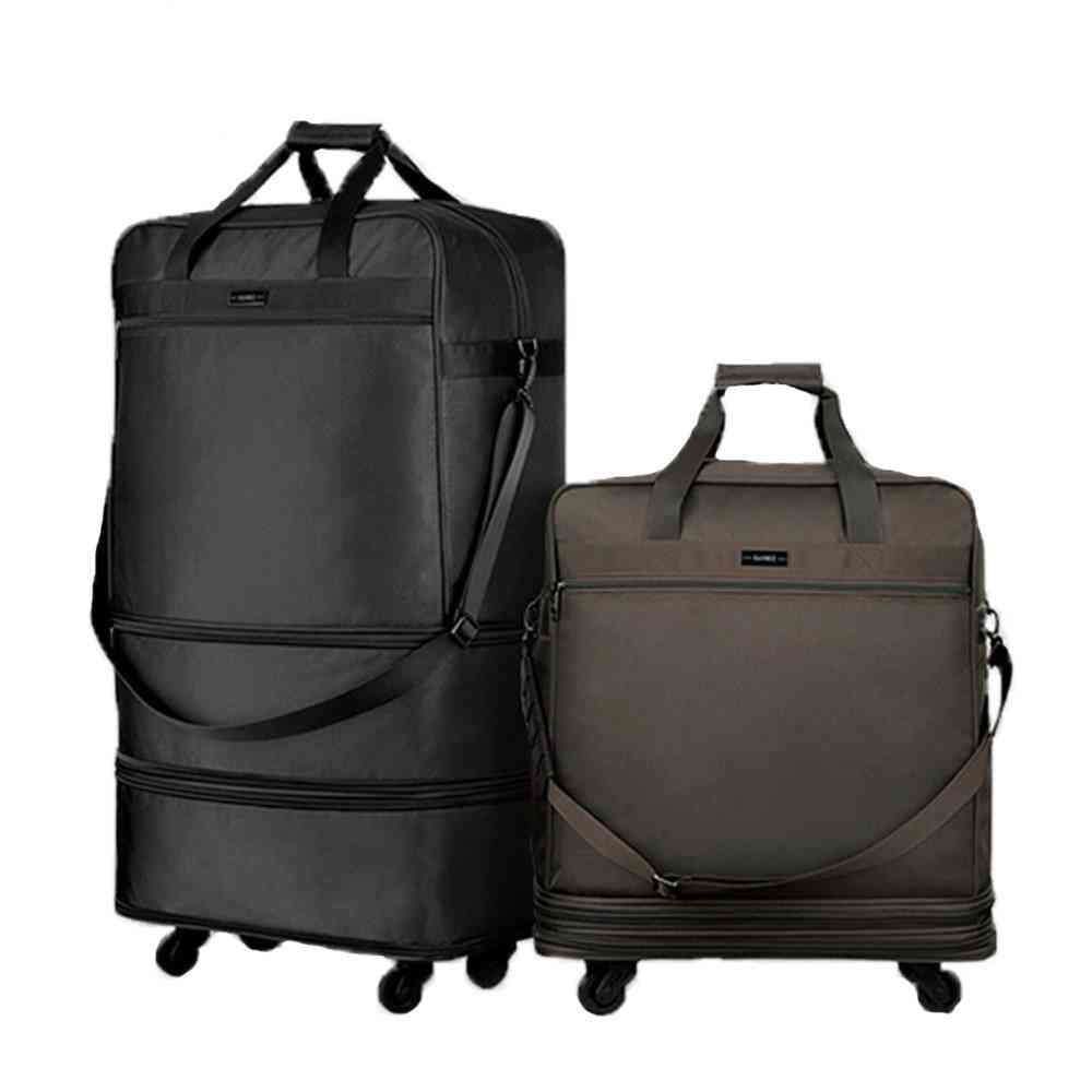 Expandable Suitcases, Foldable Men Luggage, Travel Bag