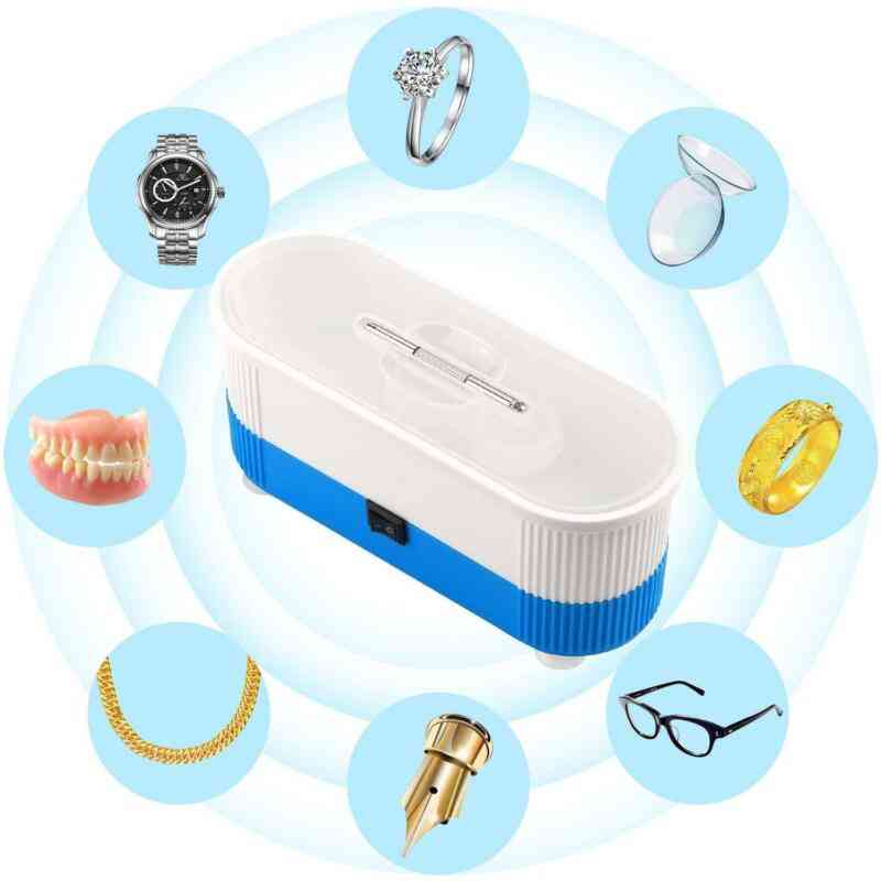 Ultrasonic Eyeglass Glasses, Cleaning Contact Lenses, Watch Rings Jewelry Cleaners Machine
