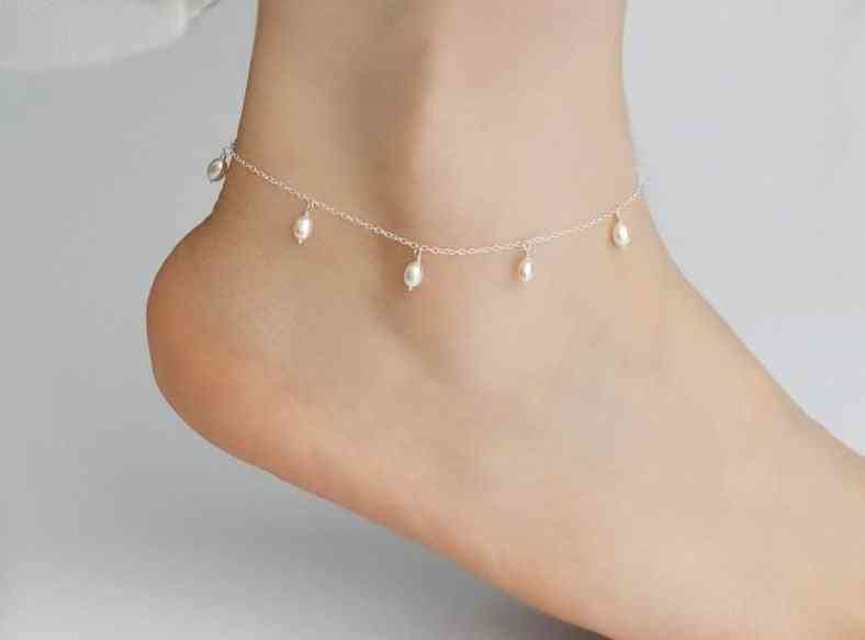 Natural Freshwater Pearl Anklets