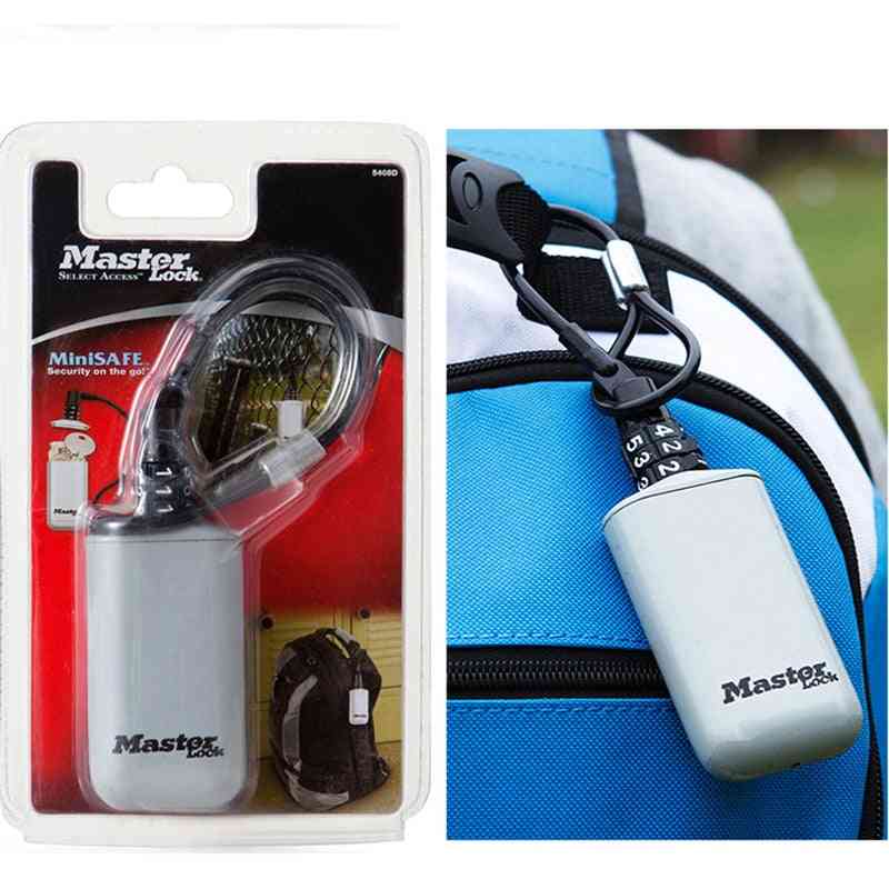 Mini- Outdoor Backpack, Hanging Metal Hidden, Password Lock Key, Safe Box